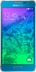 Samsung Galaxy Alpha blue