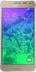 Samsung Galaxy Alpha gold
