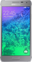 Samsung Galaxy Alpha silver
