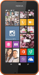 Nokia Lumia 530 orange
