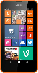 Nokia Lumia 630 orange