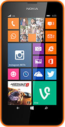 Nokia Lumia 635 orange