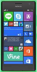 Nokia Lumia 735 green
