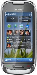 Nokia C7 silver