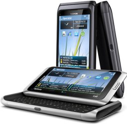 Nokia E7 silver